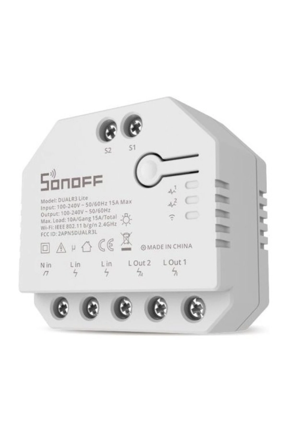 DualR3 Lite Çift Röle İki Yönlü Akıllı Anahtar 15887