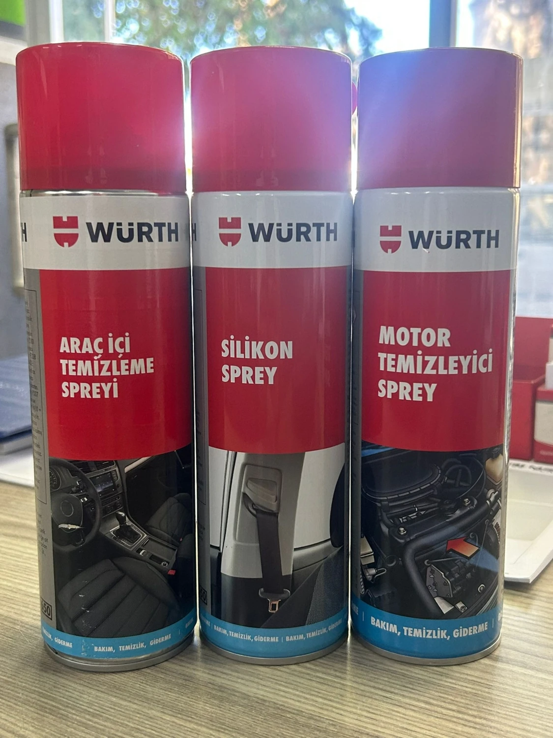 Süper Set  Motor Temizleme-Silikon Sprey-Araç Içi Temizleme
