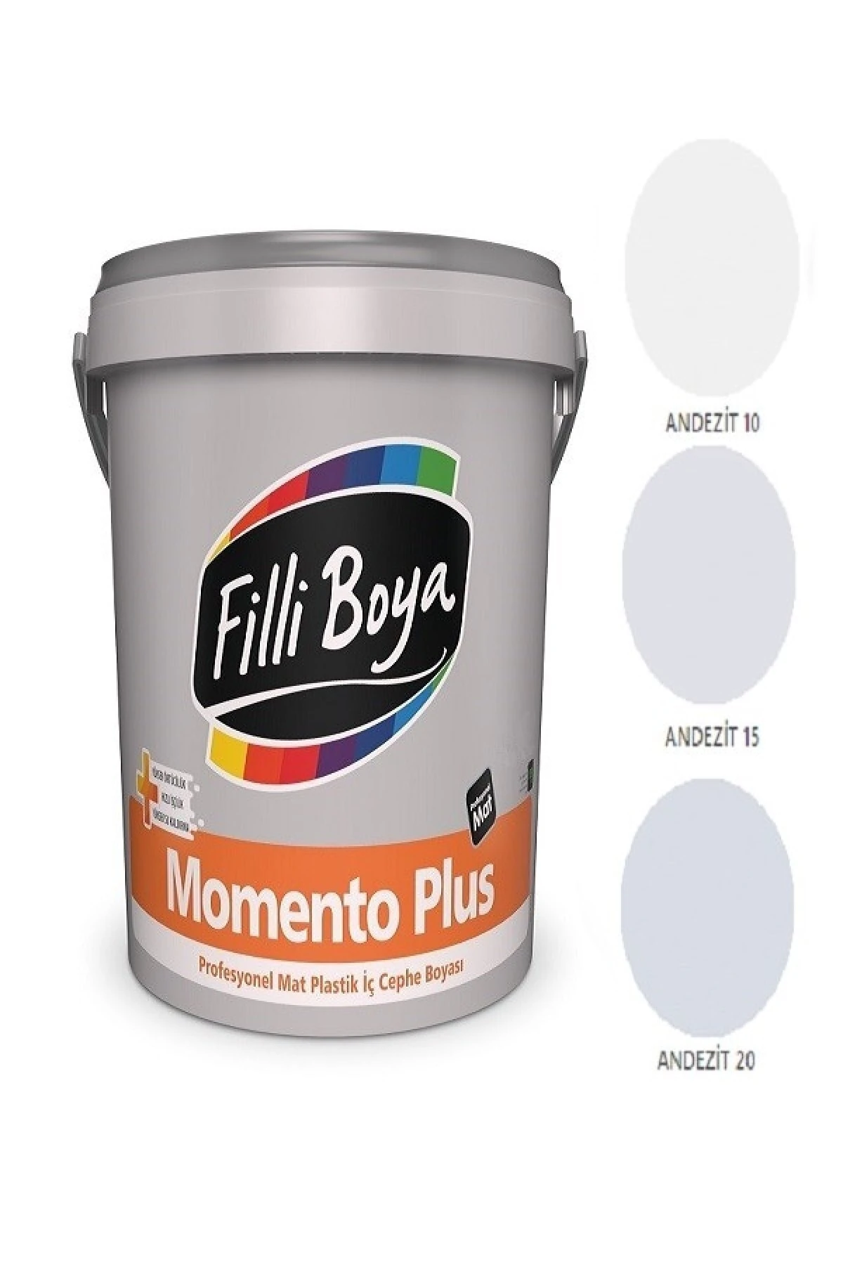 Filli Momento Plus Profesyonel Mat Plastik Iç Cephe Boyası 7.5lt (andezit 15)