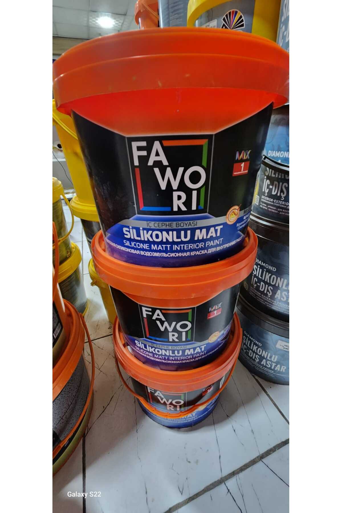 Silikonlu Mat Iç Cephe Boyası 10 Kg-7,5 Lt