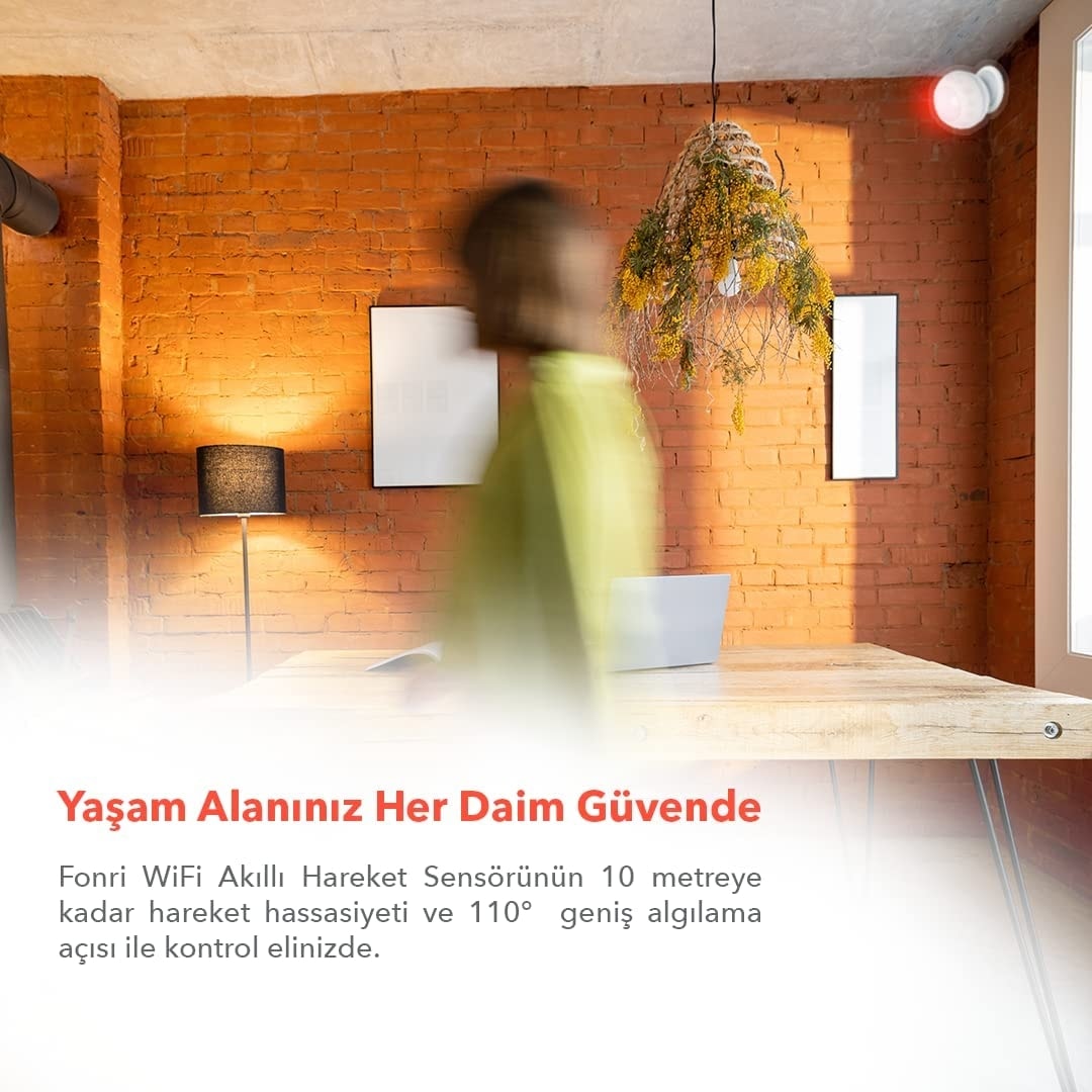 Akıllı Kablosuz Hareket Sensörü ve Akıllı Led Ampül Seti, Wifi Uzaktan Kontrol, 2 Yıl Garantili, Tuya Destekli
