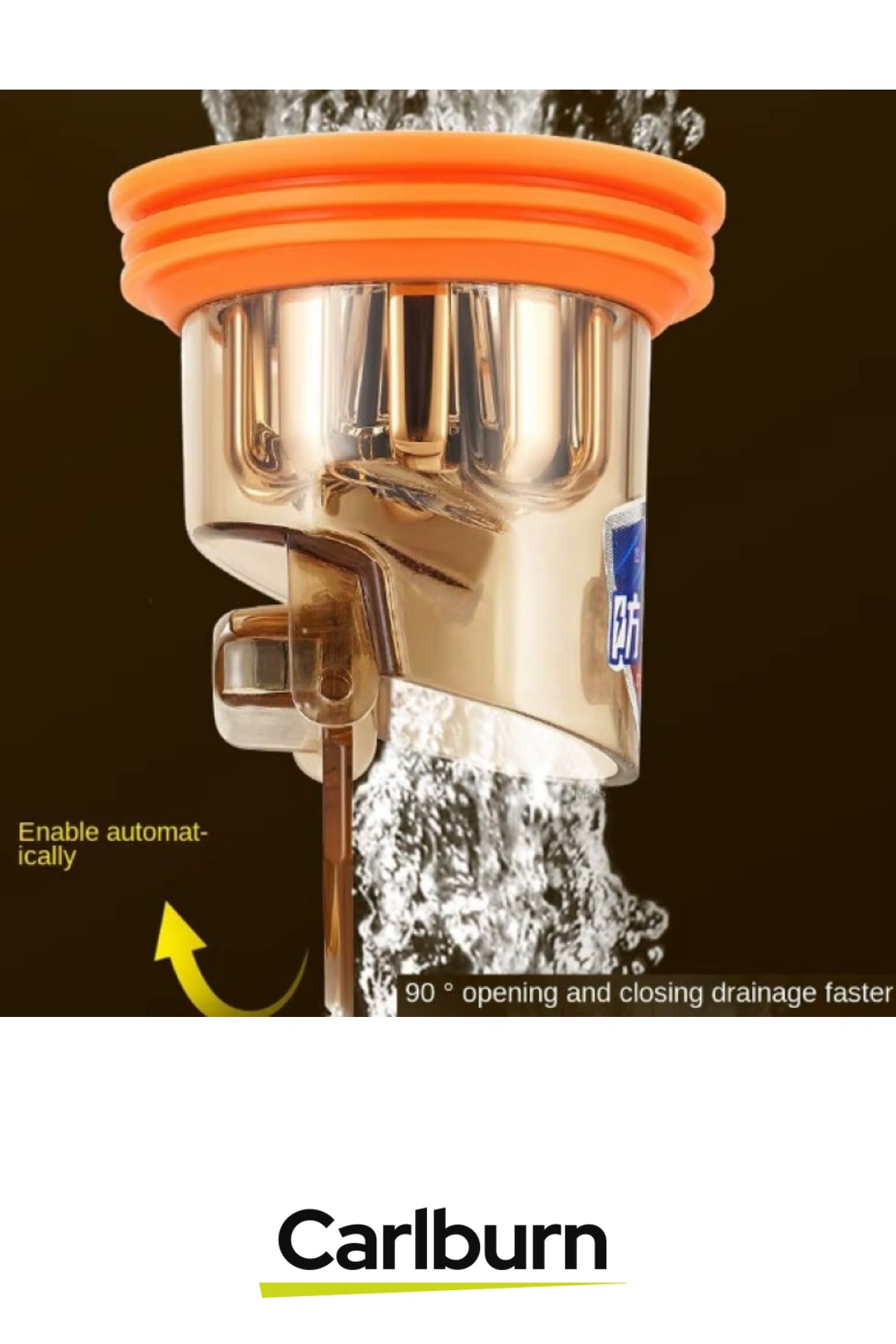 Premium Mutfak Banyo Standart DN40-DN50 Borularıyla Uyumlu Koku Geri Akış Önleyici Gider Aparatı