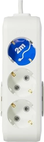 Üçlü Priz Topraklı Kablolu Çocuk Korumalı 2 mt