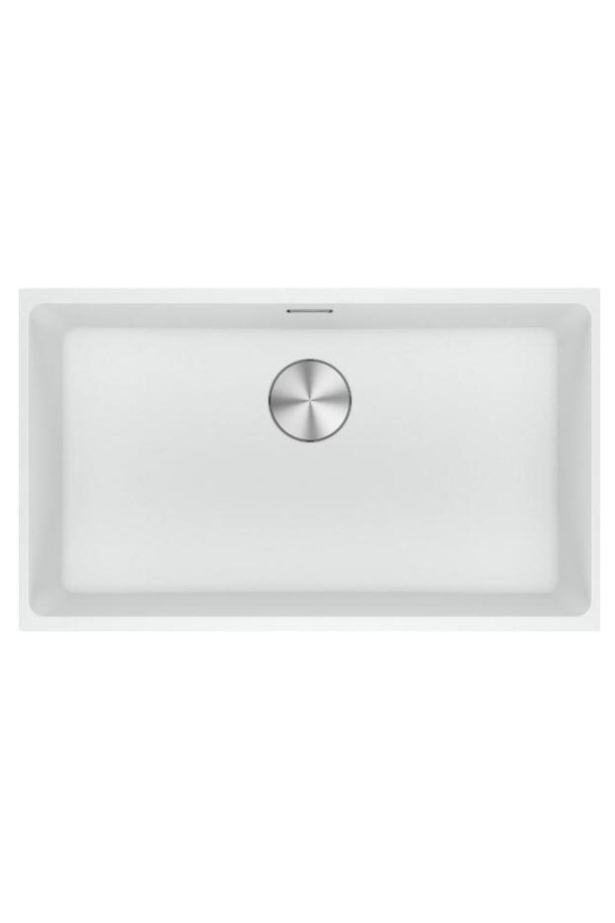 Maris Mrg 210/110-72 Bianco Granit Eviye & Actıve Plus Doccia & Sabunluk Set Kampanya