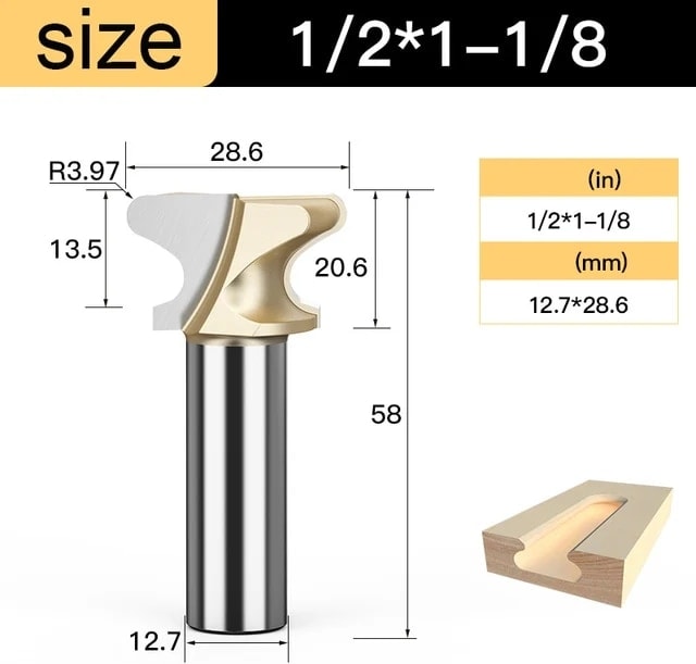 R00405 1 Adet Ark Tırnak Çekmece Çekme Yönlendirici Bit Kapı Kolu Planya Freze Kesici Profesyonel Sınıf Ağaç Işleme Kanal Açma Cnc Uçları (Yurt Dışından)