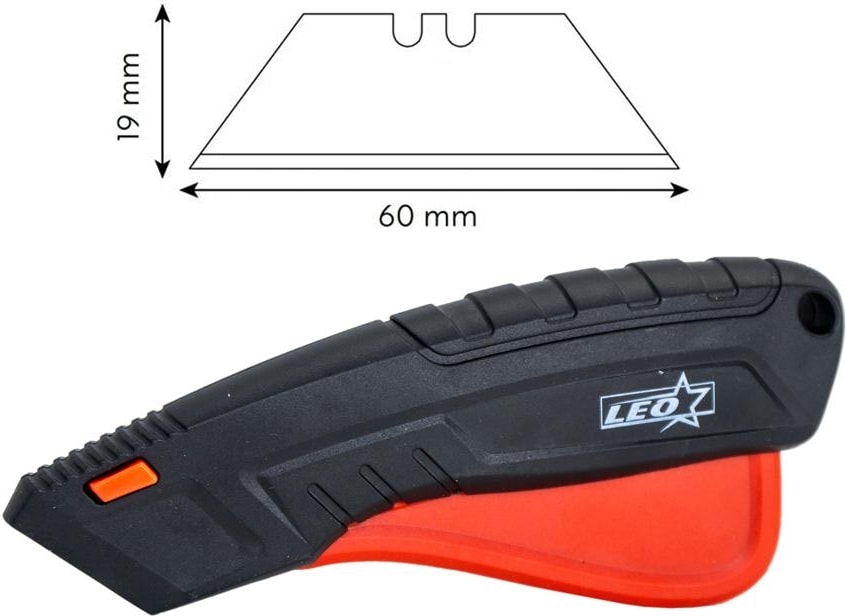 SX-9607 Otomatik Geri Çekmeli Emniyetli Maket Bıçağı