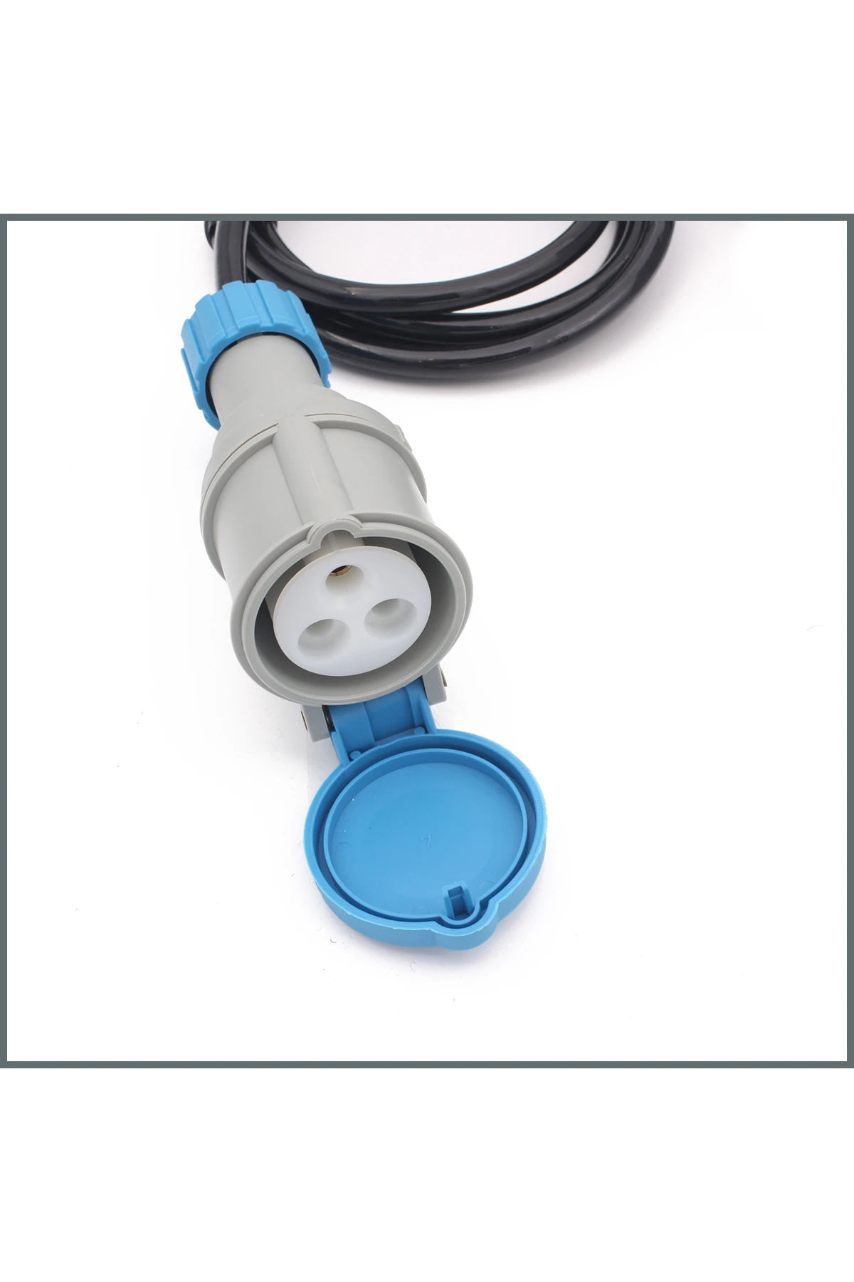 Tekne Ve Karavan Besleme Öncesi Ara Priz 2'li Ip66 1m. Pur Kablolu