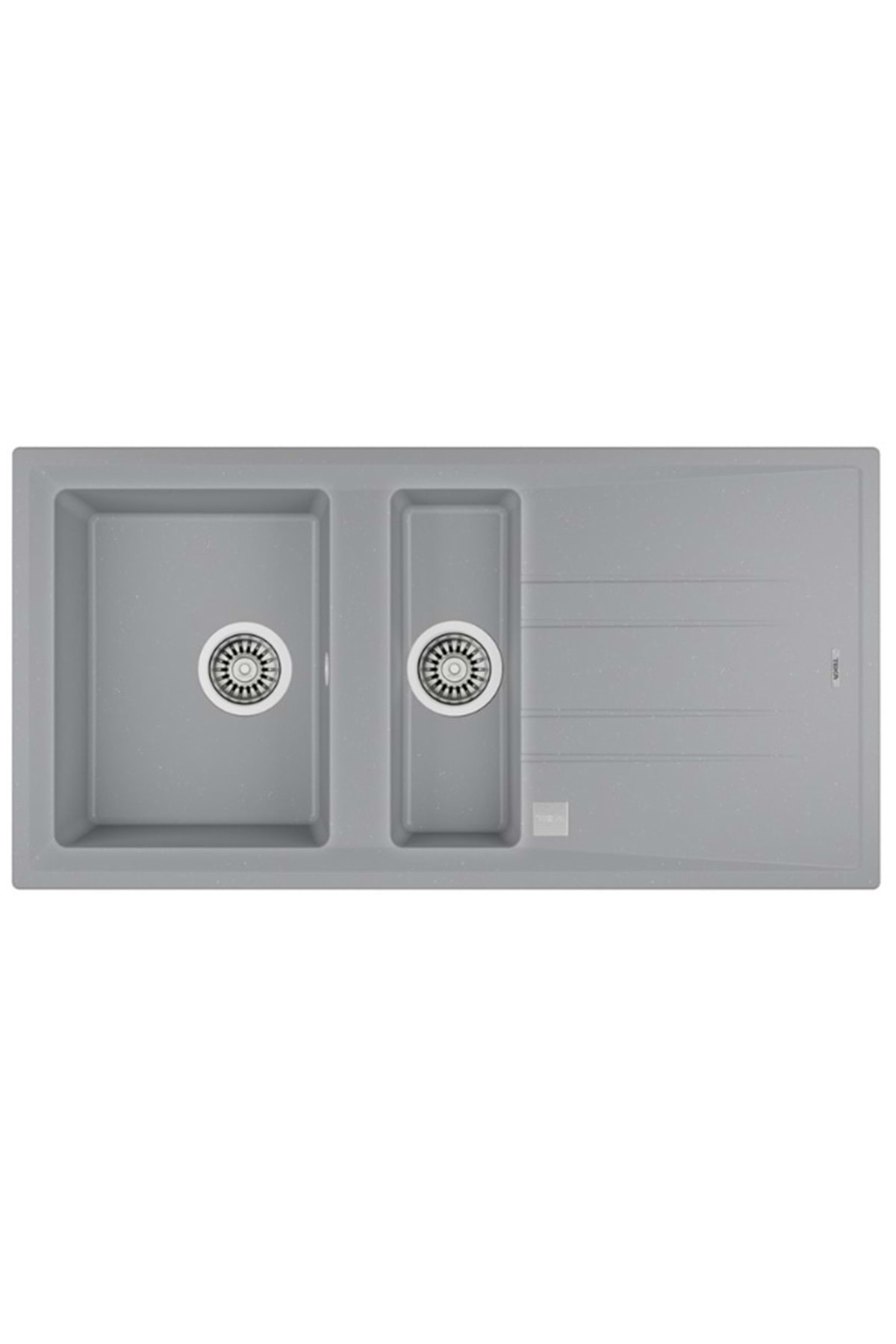 Stone 60 B-tg Metallic Grey Granit Eviye