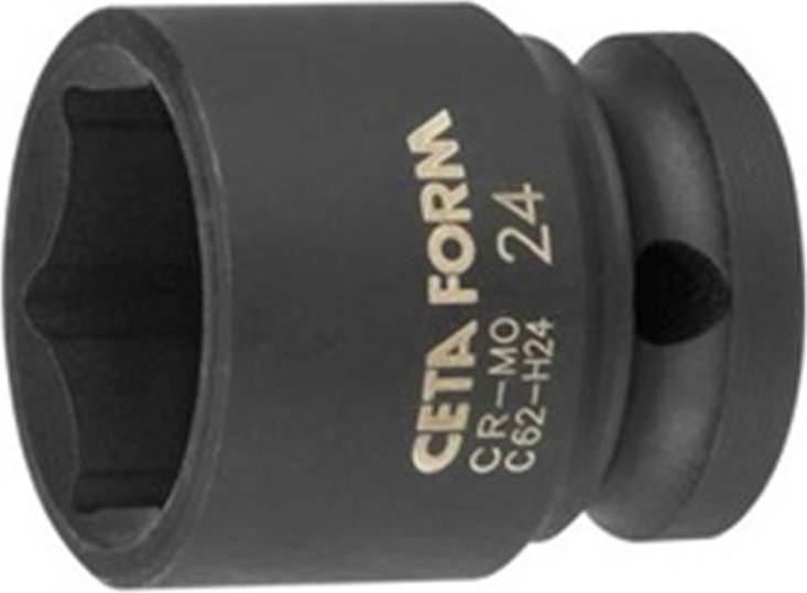 1/2"6 Köşe Havalı Lokma Anahtar-19 mm C62-H19