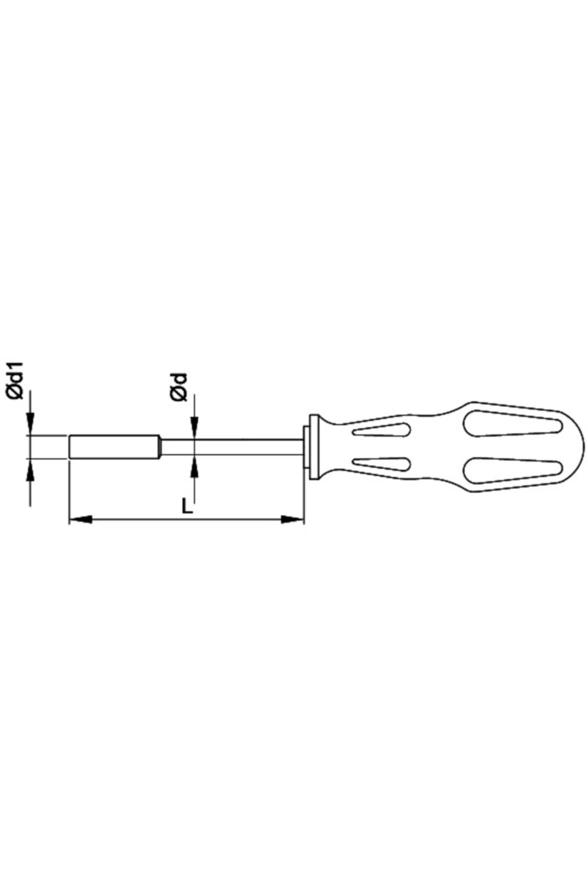 Form 1313M Torex Lokma Uçlu Tornavida 13 x 125 mm