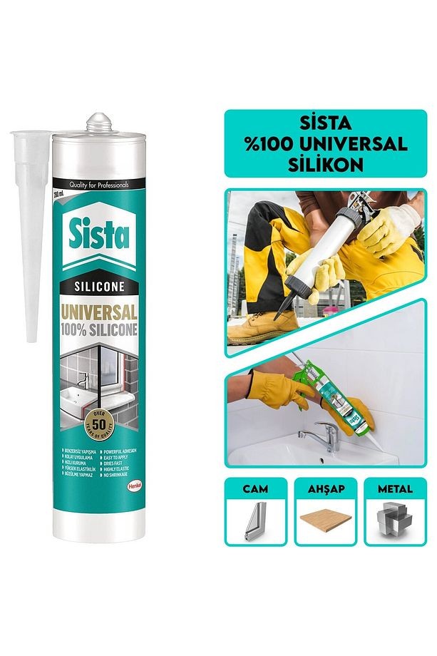 Sista Universal Silikon Beyaz 280 ml
