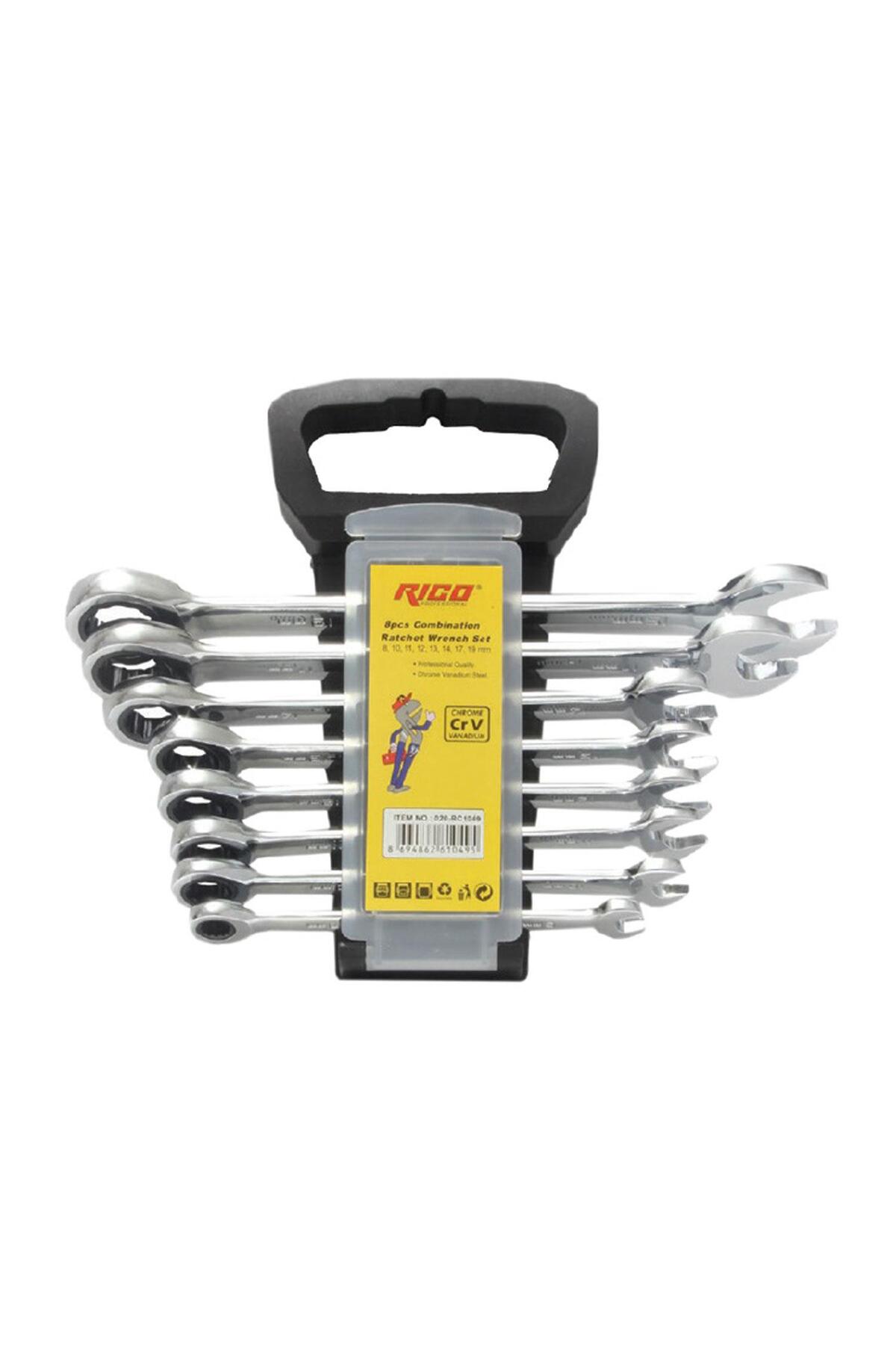 020-rc1049 Cırcırlı Düz Kontra Anahtar Takımı 8 Parça
