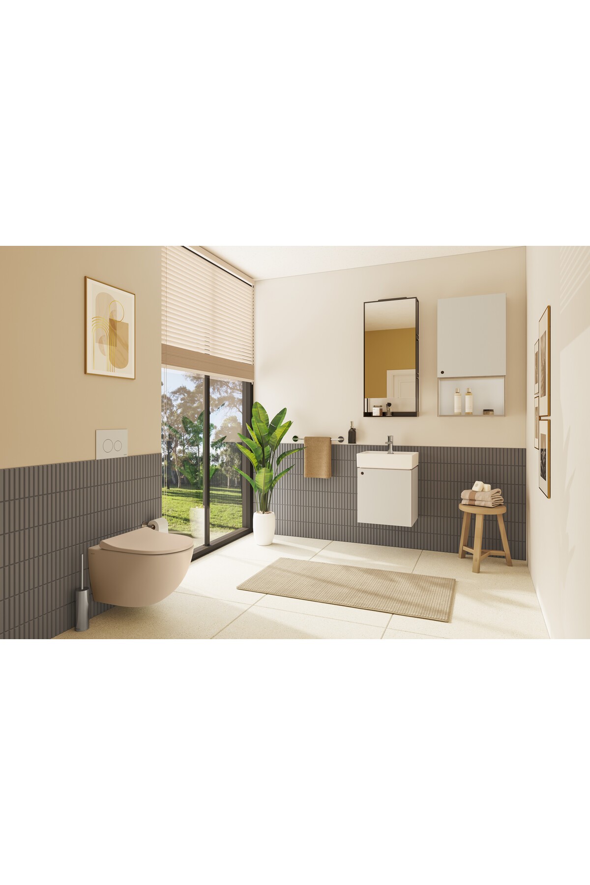 Vitra Flo S A42593 Lavabo Bataryası Yüksek, Uzun Çıkış Ucu, Krom