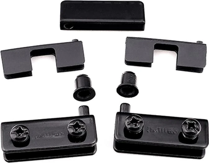 U Tipi Deliksiz Cam Menteşesi Siyah