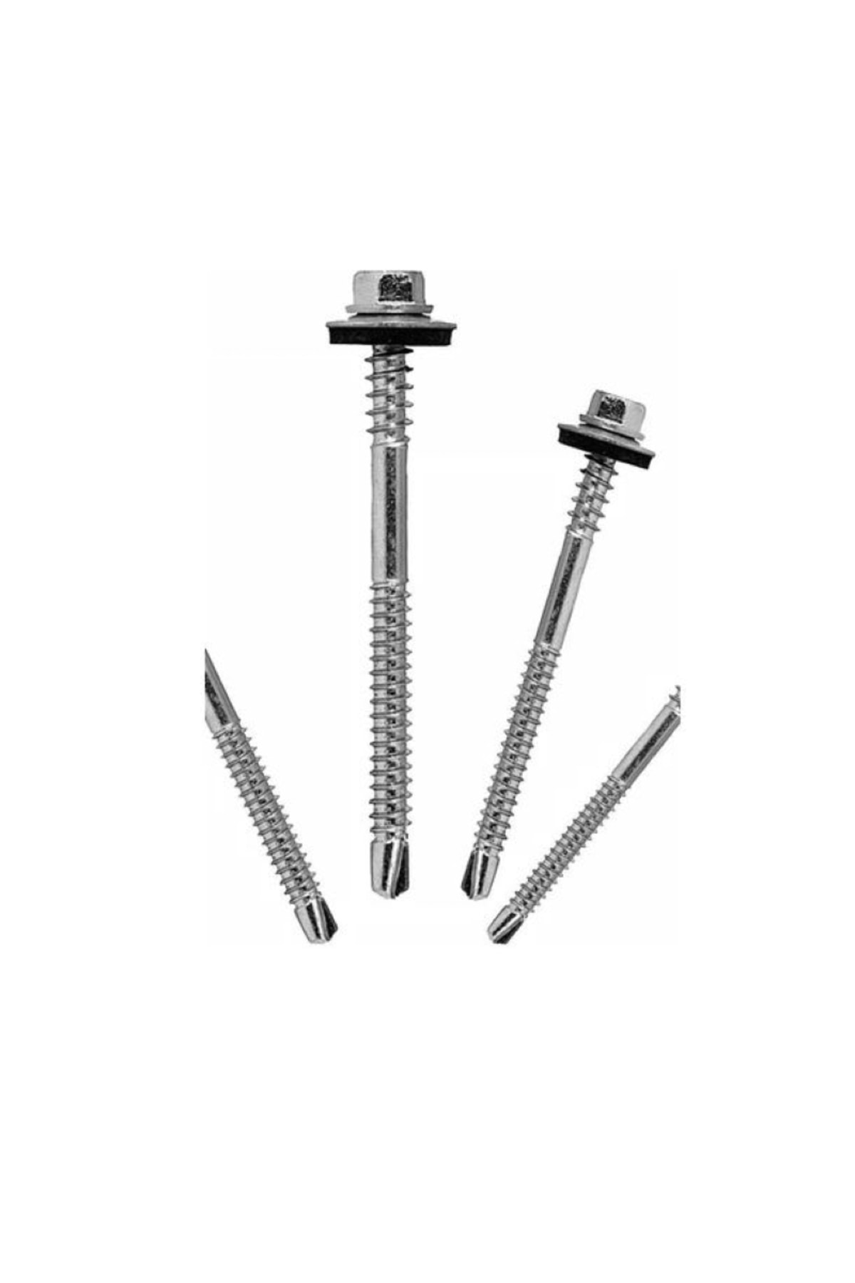 5,5x75mm-çatı Vidası-matkap Uçlu-trapez Sac Vidası-akıllı Vida (PK./AD.:100ADET)