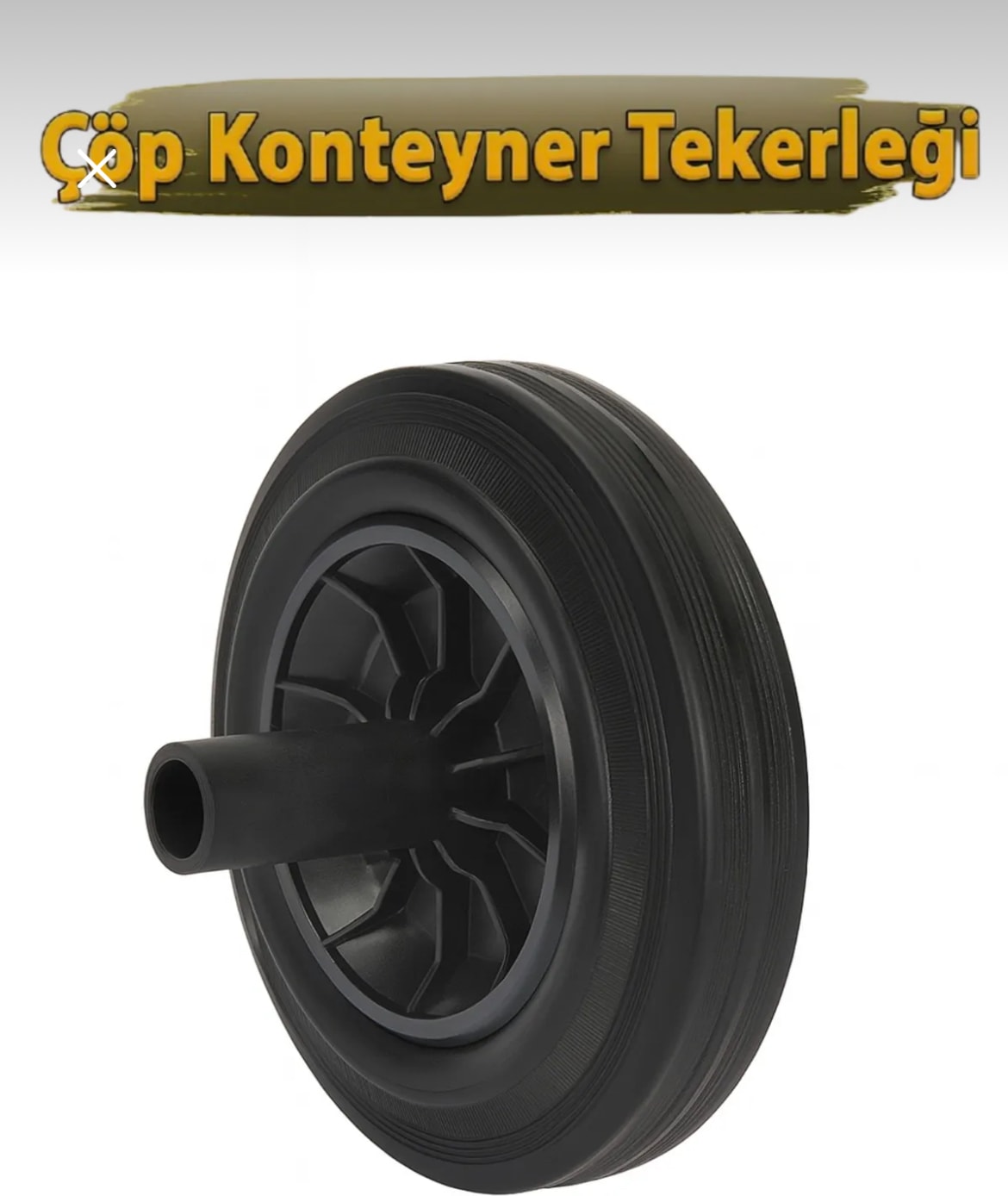 Imeci 120 LITRE/240 Litre Çöp Konteyner Kovası Tekeri (2 Adet)