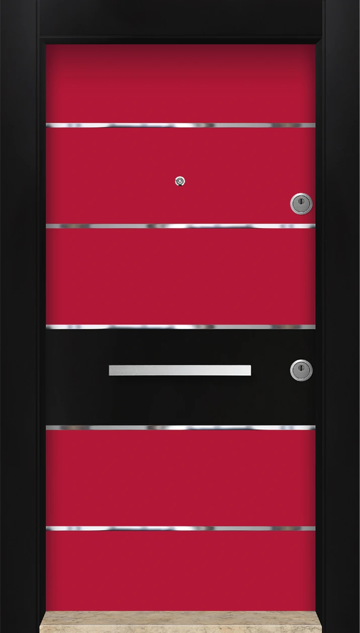 MN-6034 Dış Iklim Kapısı Yağmur'a ve Güneşe Dayanıklı Çelik Kapı