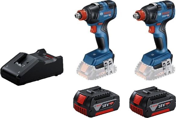 Gdx 18V-200 Çift Akülü Somun Sıkma Ikili Set 4.0AH