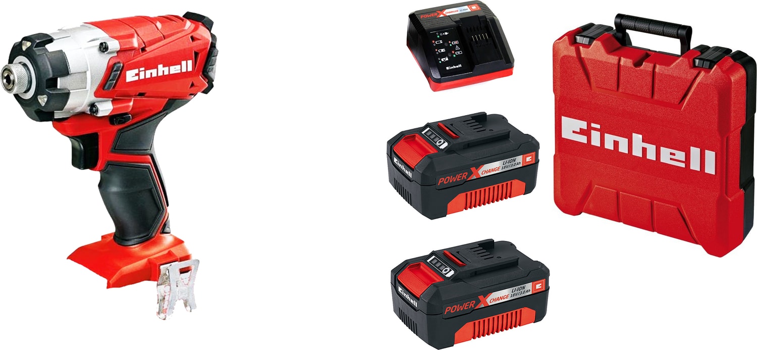 EİNHELL TE-CI 18/1 Li 2 Adet 18V 3 Ah Akülü Ve Çantalı Vidalama
