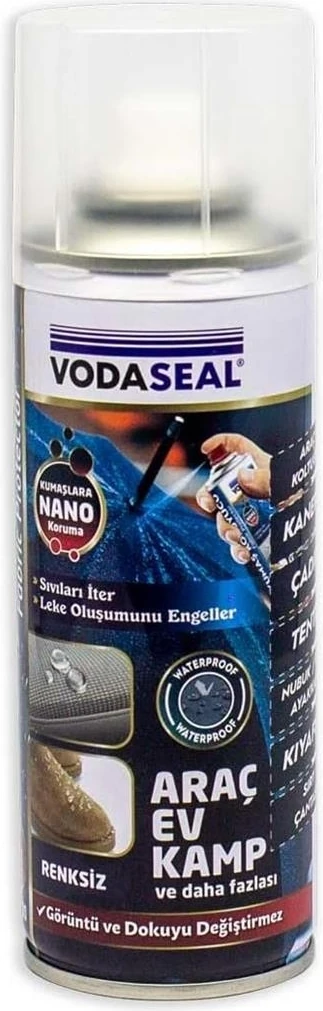 Vodeaseal Kumaş Koruyucu Su Kaydırma Özellikli Sprey 200 ml