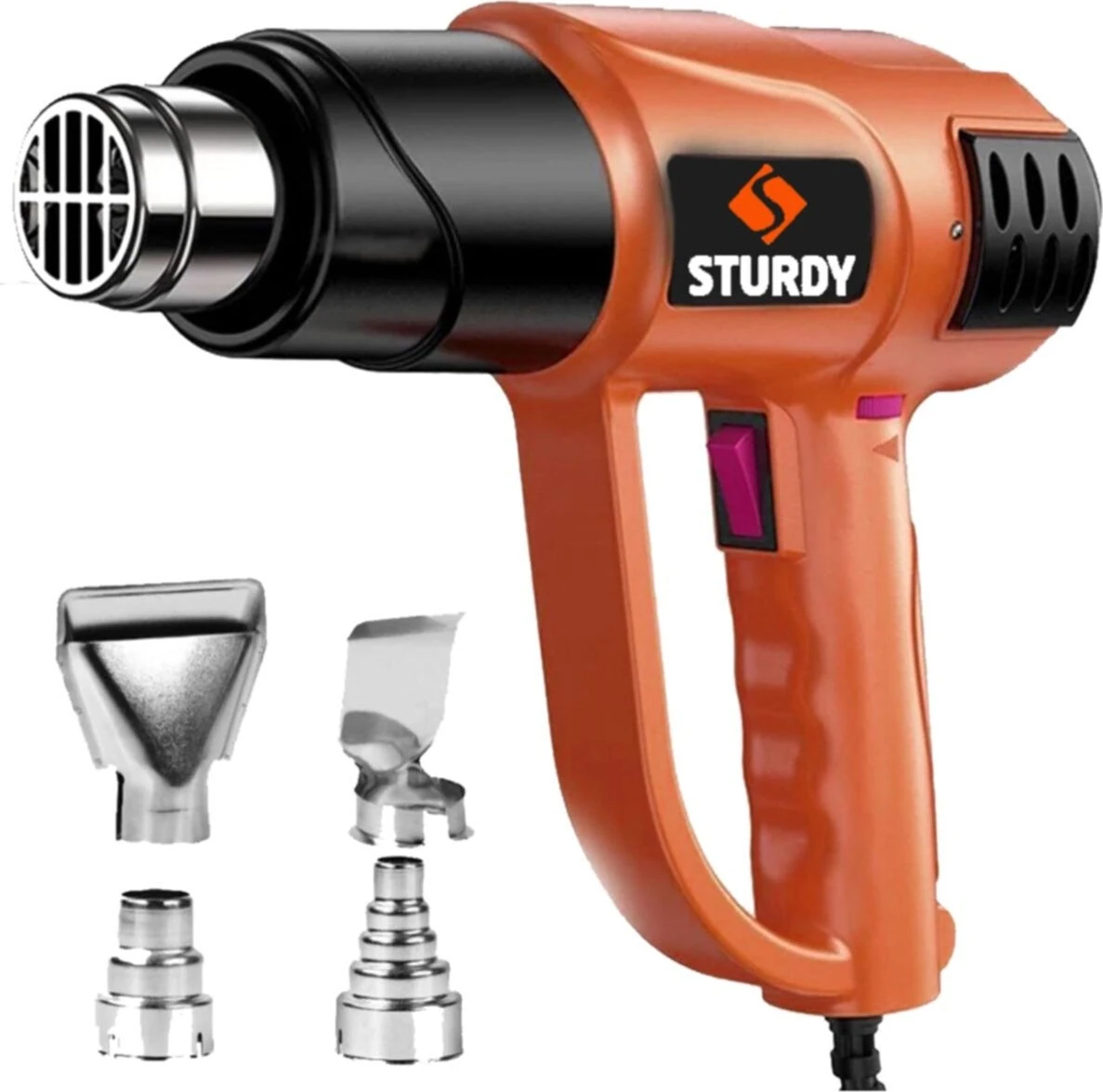 Japon Technology Rv Model 2022 Seri Sıcak Hava Tabancası 3600W 4 Adet Yedek Aksesuarlı