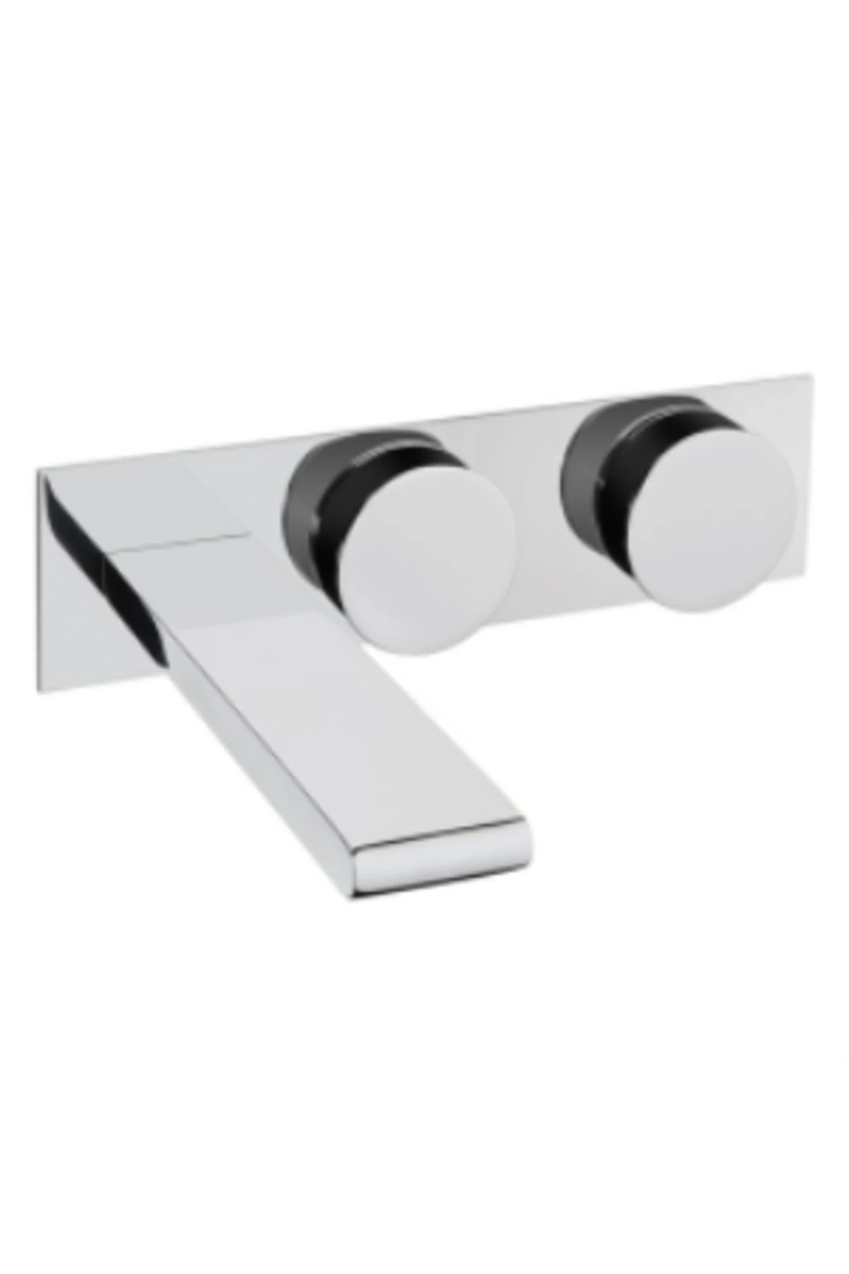 Memoria A4231458 Ankastre Lavabo Bataryası - Siyah Çevreli