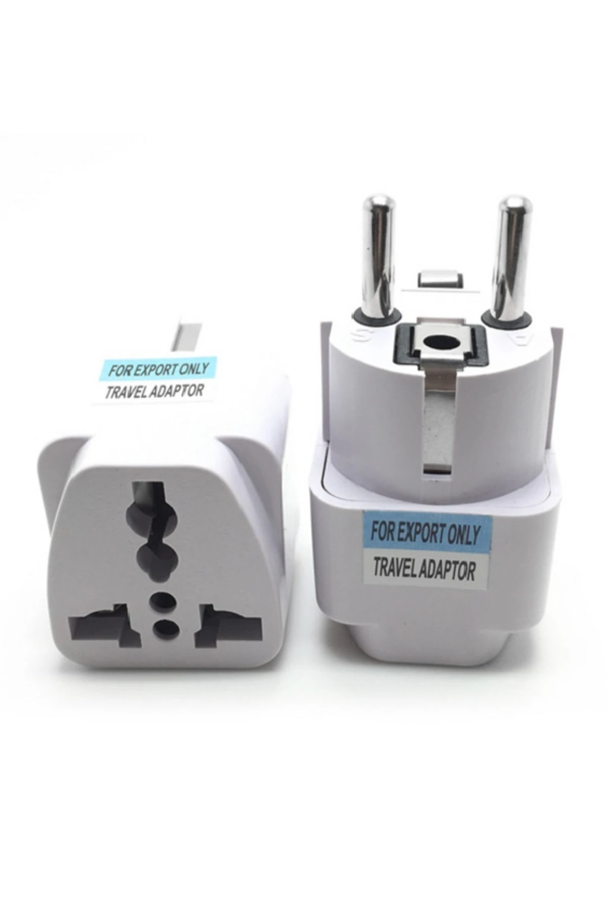 Seyahat Adaptörü Üniversal Priz Çevirici Dönüştürücü Türkiye ve 100'e yakın ülkede kullanılır. 2ADET