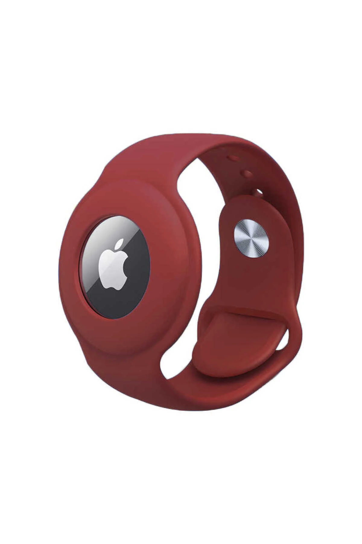 Uyumlu Airtag Anahtarlık SYS Kordon-Mürdüm