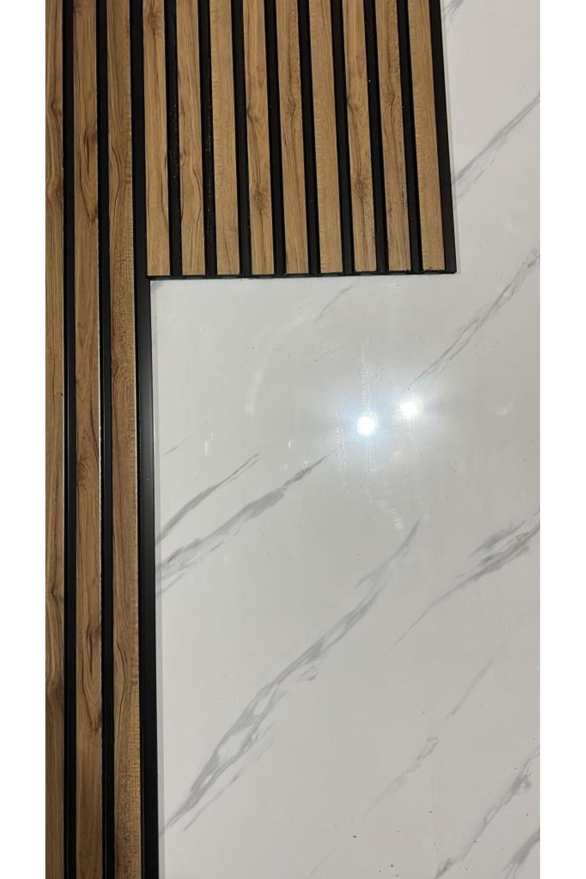 Meşe Model 11cm x 290cm 1 Adet  Ev Ofis Konut Dekoratif PVC Lambiri Duvar Kağıdı Paneli