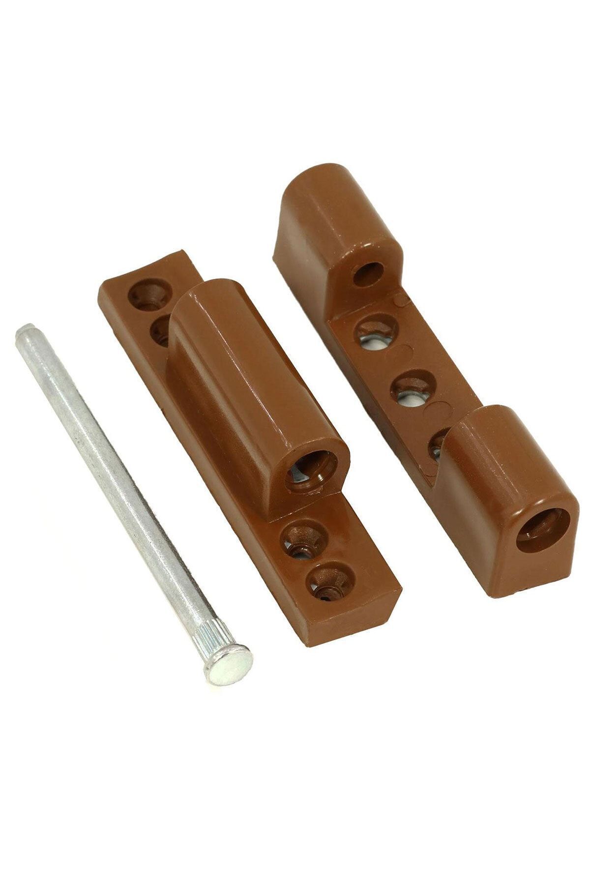 BADEM10 Pvc Pimapen Pencere Menteşesi Metal 75 Mm Açık Kahverengi - Mobilya Menteşeleri