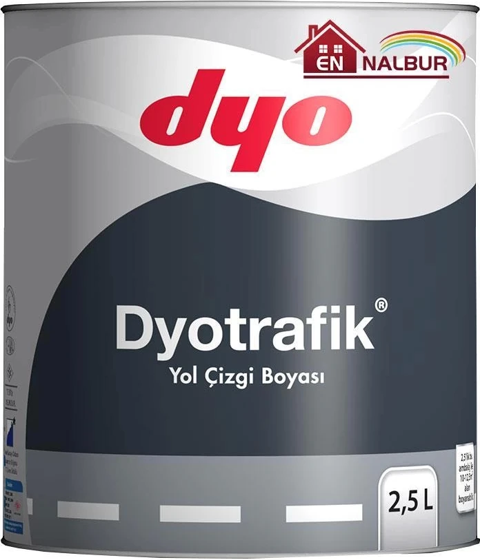 Dyo Trafik Yol Çizgi Boyası 2,5 Litre Sarı