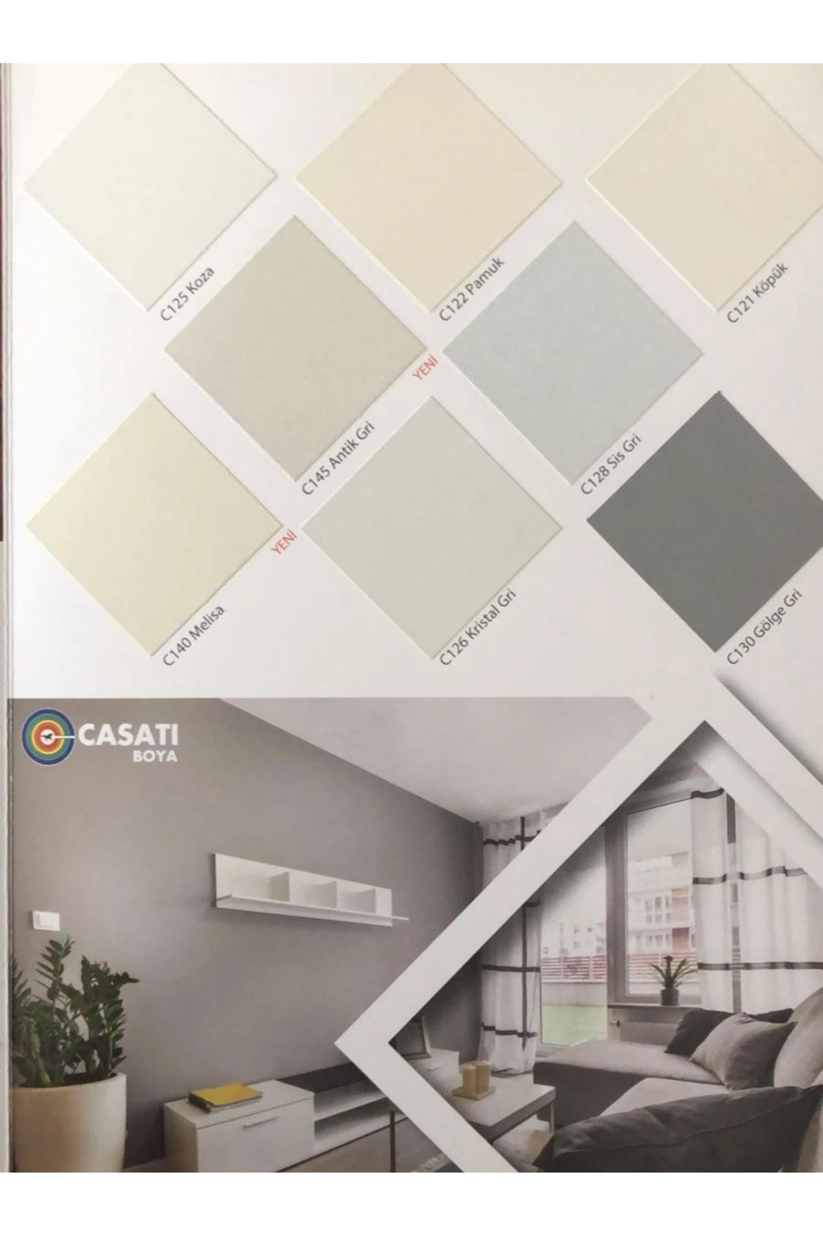 Dyo Plastik Ic Cephe Boyasi Renk Salda Kumu 3,5 Kg / 10 Kg / 20 Kg