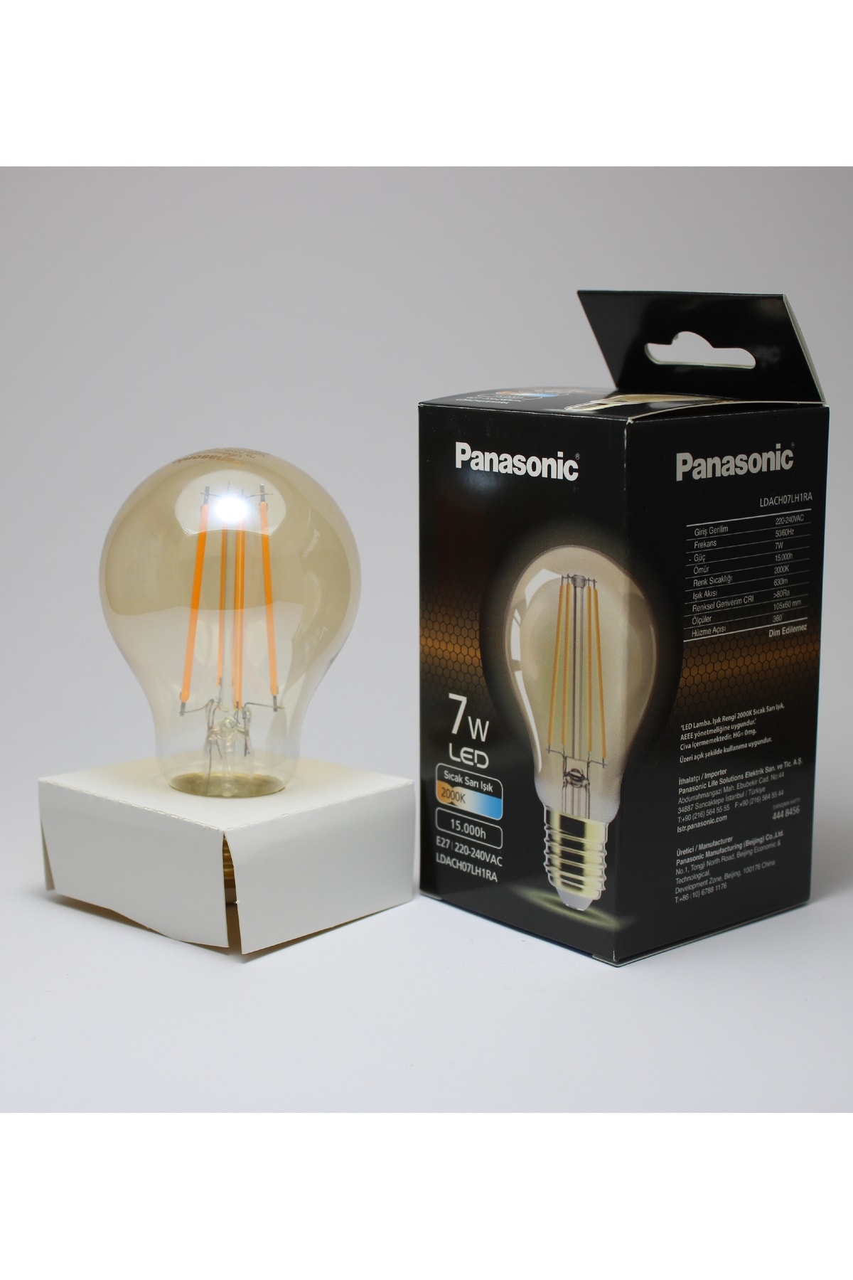 E27 FİLAMAN 2000K GOLD SICAK SARI IŞIK AMPUL