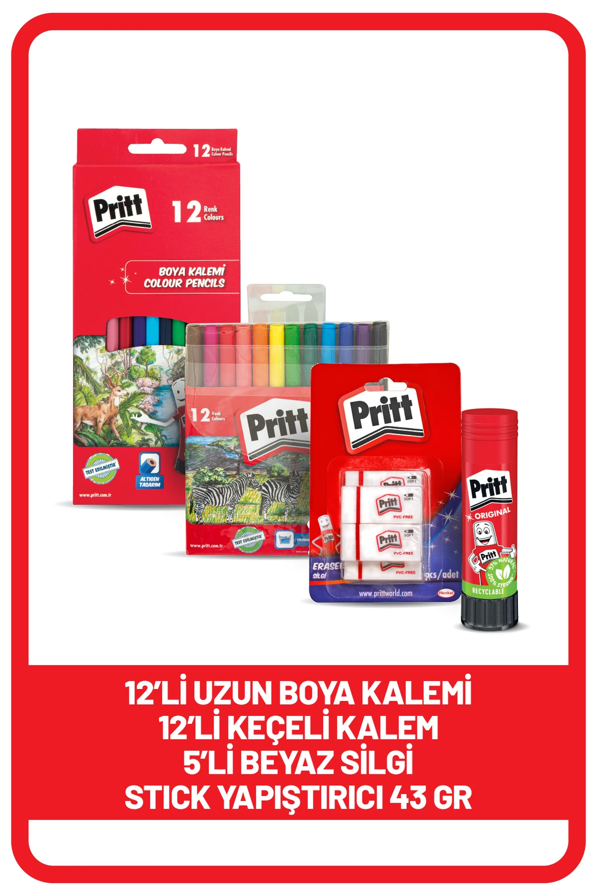 Pritt Okul Seti