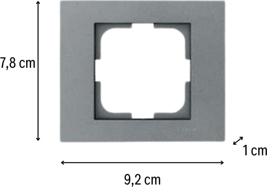 Grano Antrasit Topraklı Priz 12'li Paket (Çerçeve Dahil)