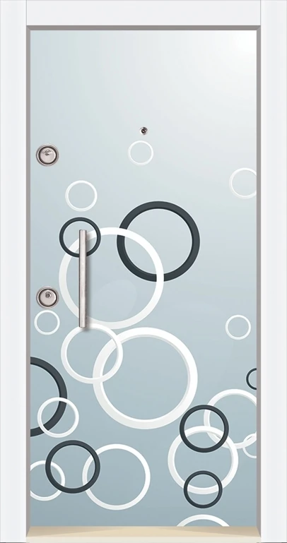 TEZ1254 Ultralam Düz Model Çelik Kapı