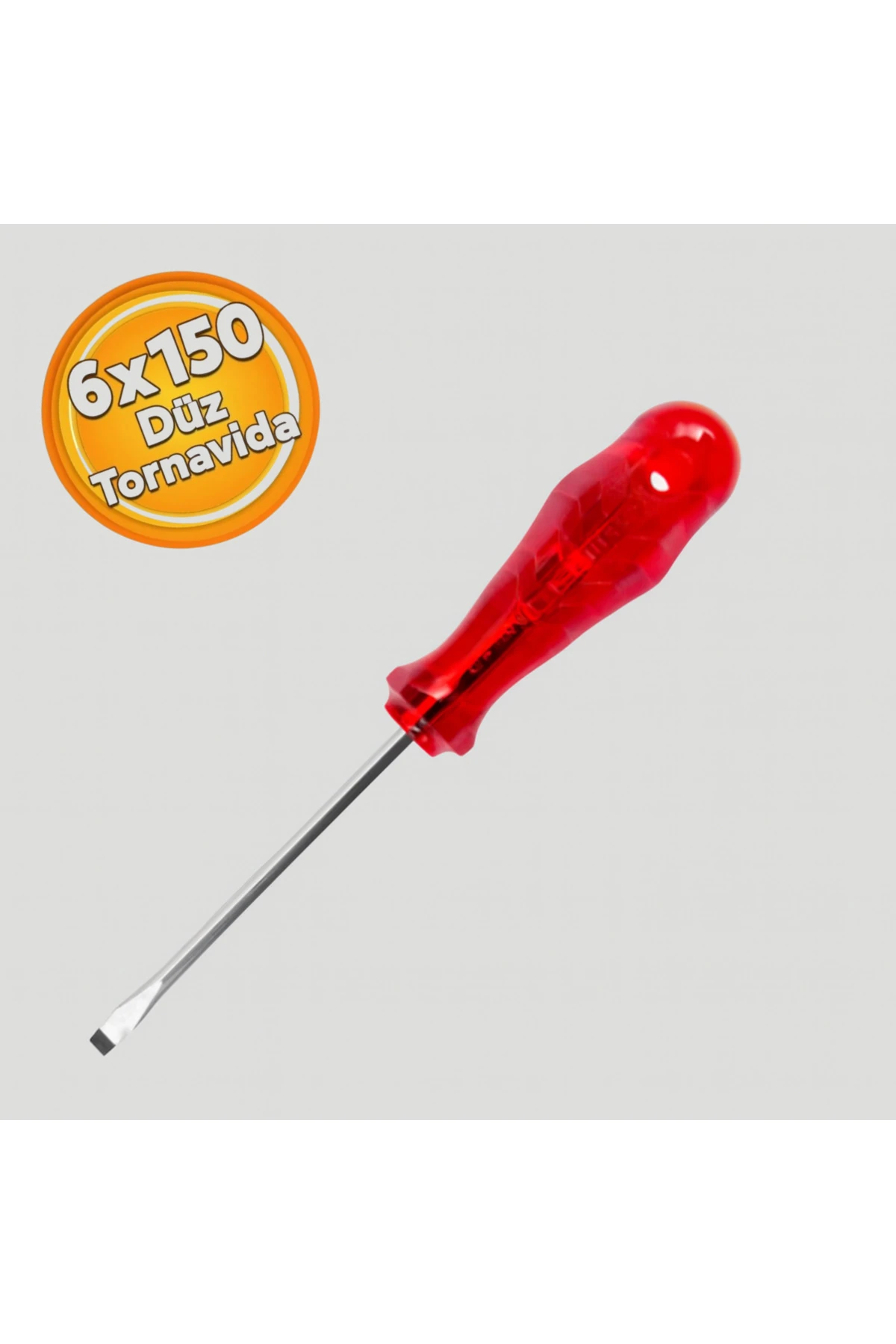 Kraft Seri Düz Uçlu Tornavida 6x150 mm