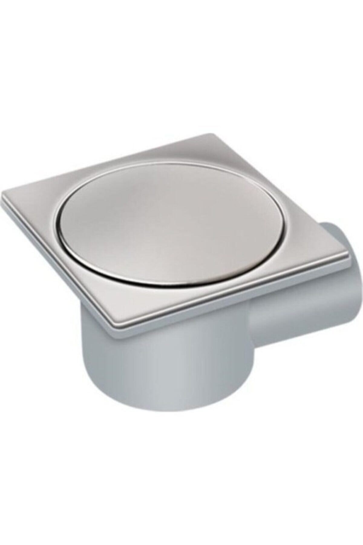 Drainer Bas Çık 12x12 Cm 50 Yan Çıkış Koku Önleyici Tesisat Süzgeçi