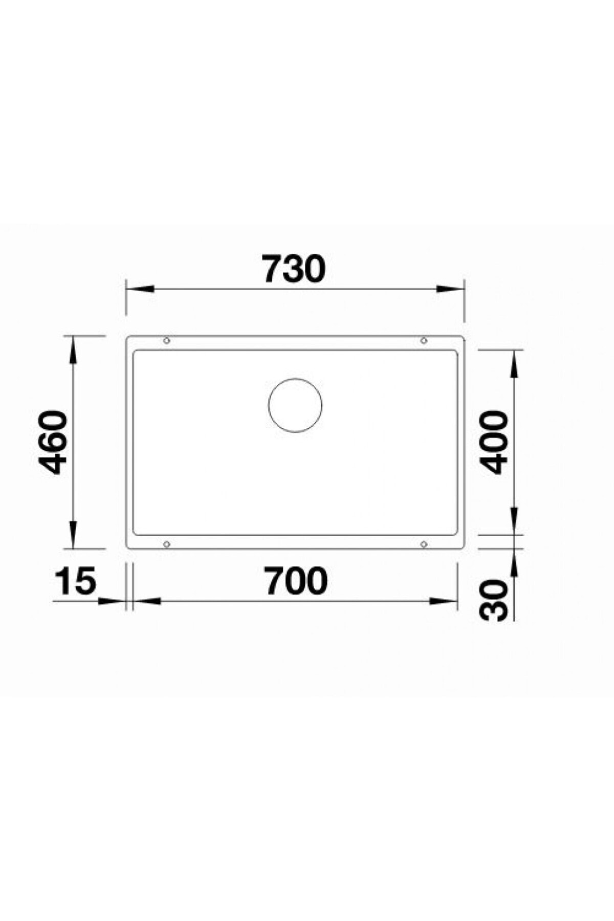 QUARSTONE GLORY 70 U ANTRASİT EVYE