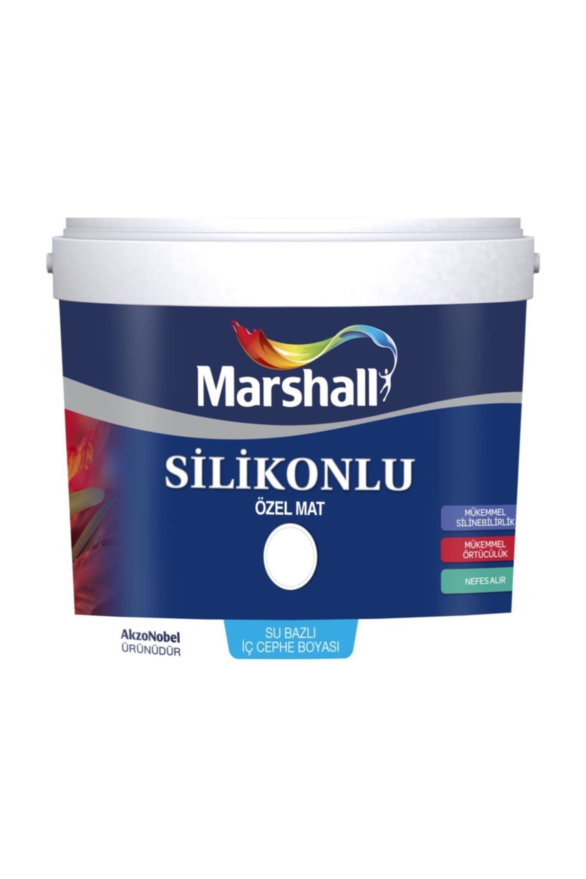 Silikonlu Özel Mat Iç Cephe Duvar Boyası  Inci Tanesi Badem Ezmesi 2,5 lt