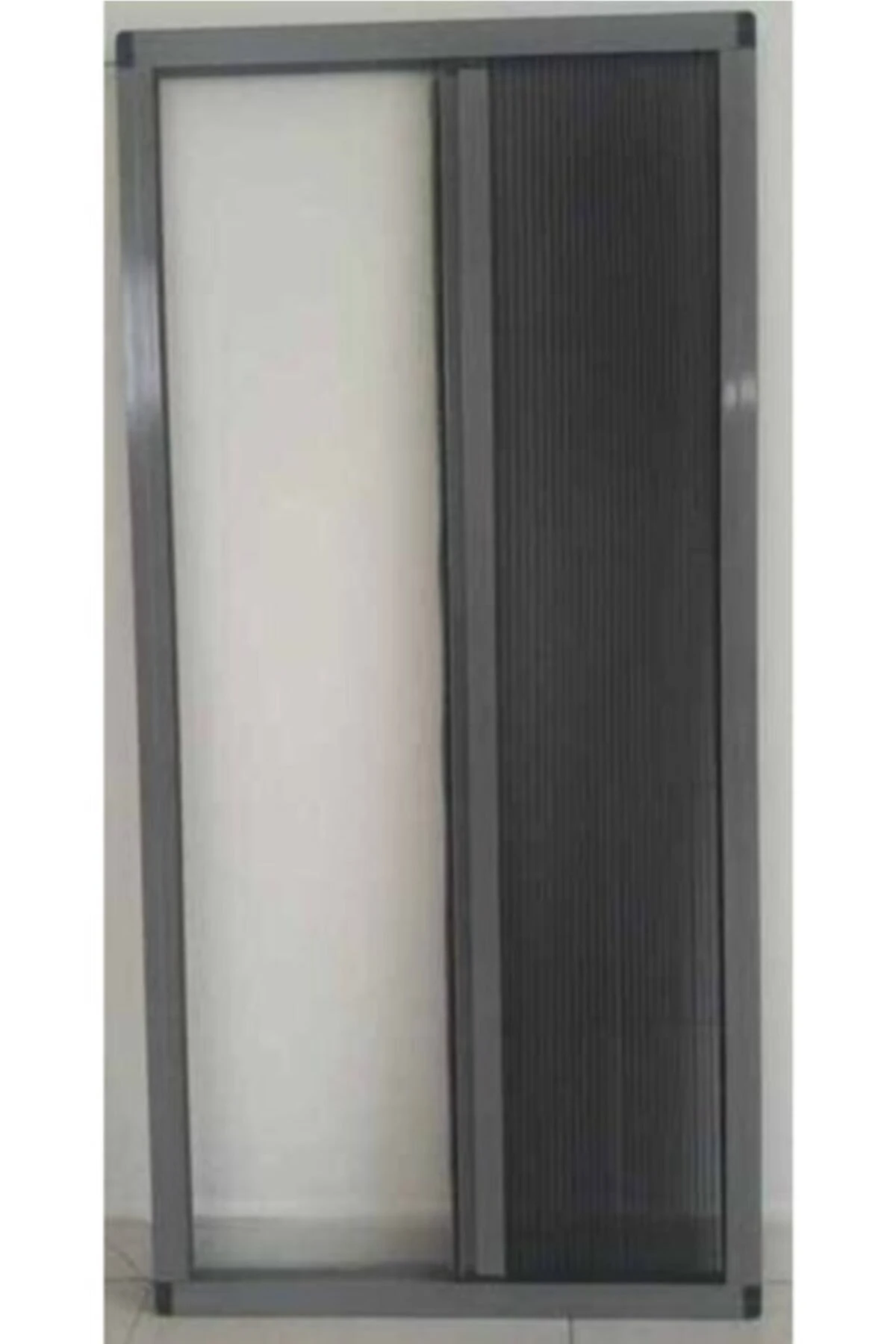 Antrasit Gri Plise Sineklik Akordiyon Sürgülü Pileli Sineklik Kapı Ve Pencere 100-120*80-100