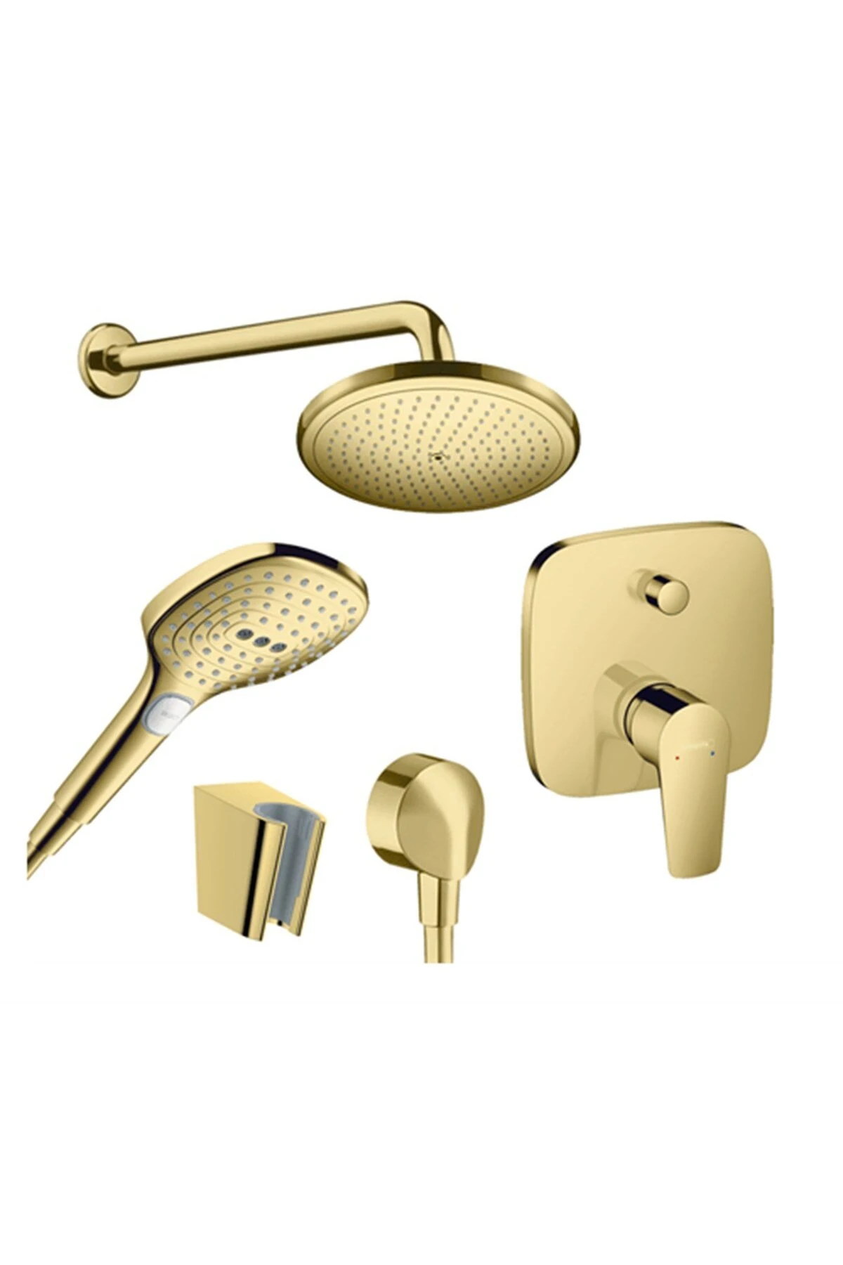 Talis E Ankastre Duş Seti Parlak Altın