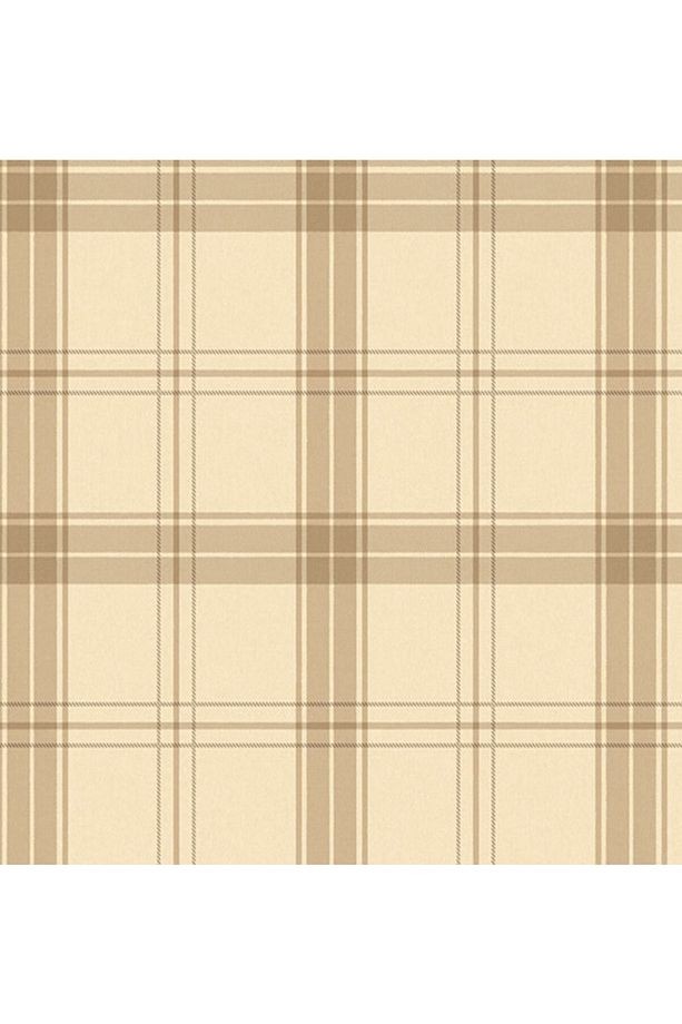 Alfa Burberry Çizgili Kareli Desen Duvar Kağıdı Non-woven Kağıt Taban Vinil Kaplı(3714-2)