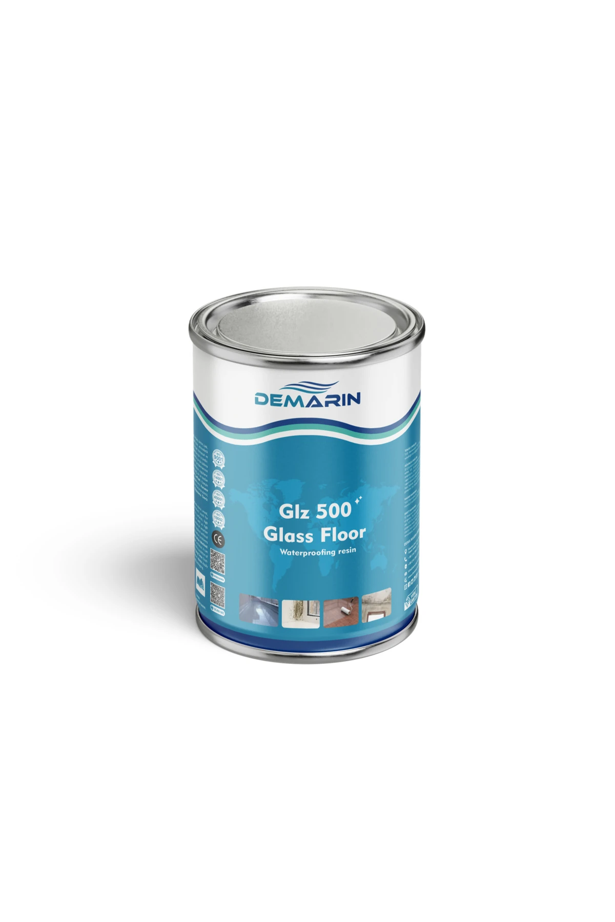 Glz 500 Glass Floor Şeffaf Su Yalıtımı 1 Kg