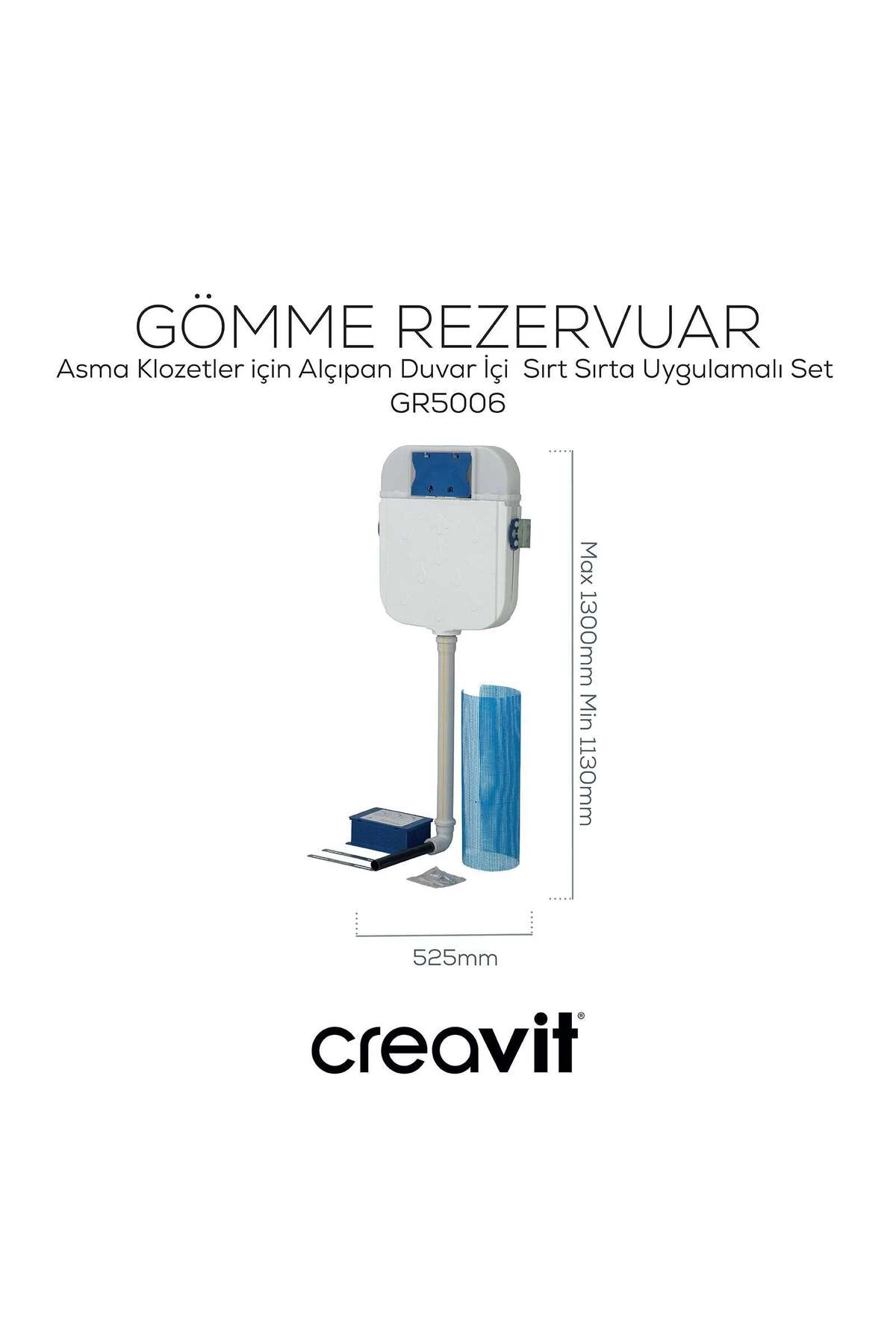 Gömme Rezervuar 3/6 Tuvalet Taşı Uyumlu