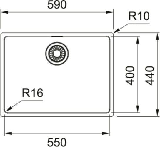 Maris Mrx 110-55 Paslanmaz Çelik Evye
