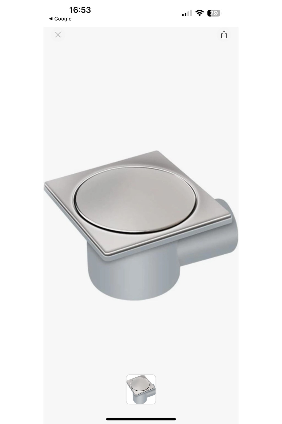 Banyo Yer Sifonu Yer Süzgeci Krom Renk Bas Bırak Sistem Koku Yapmaz Özel Tasarım