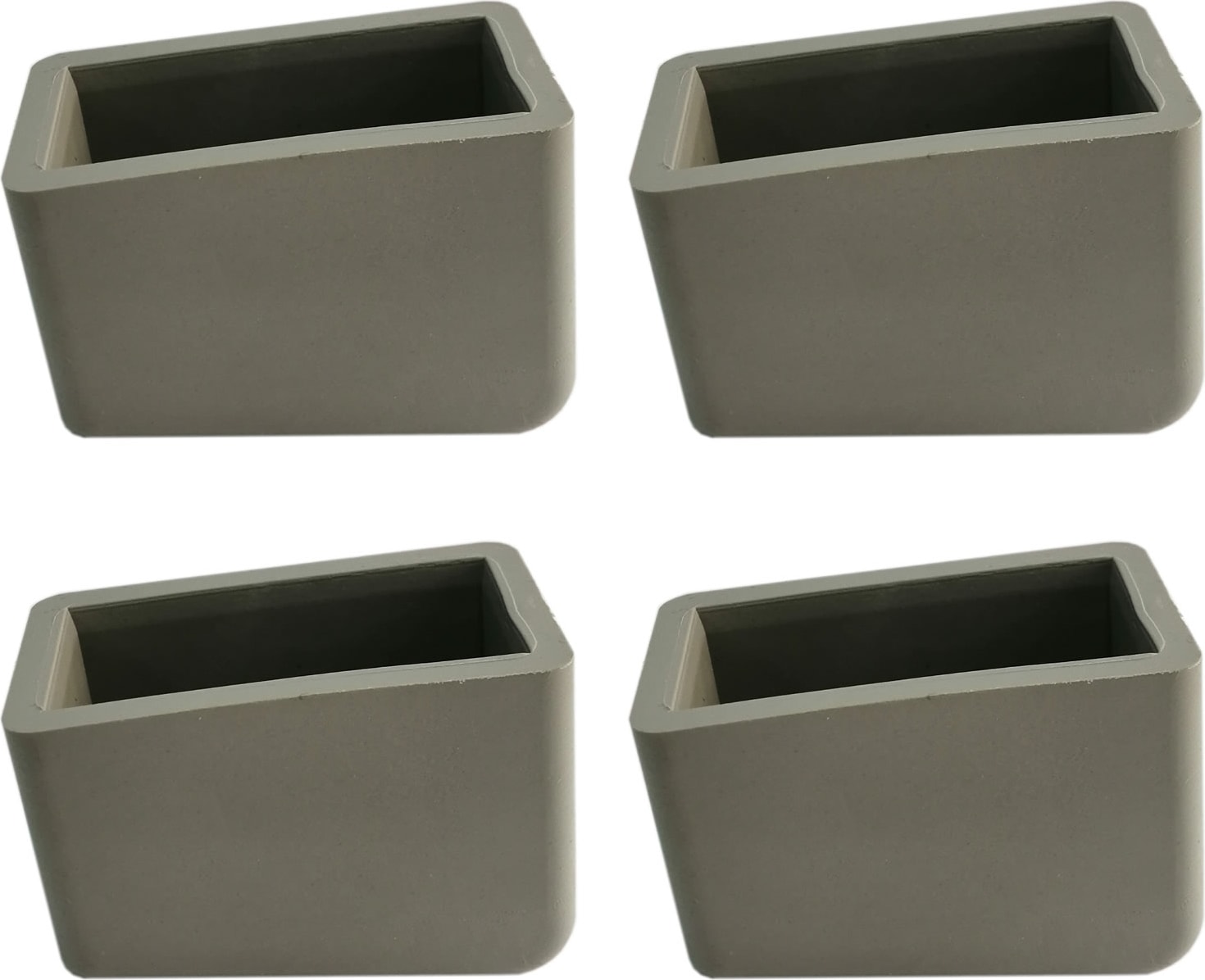 20X30 mm Kaydırmaz Merdiven Ayağı Plastiği Merdiven Pabucu (4 Adet)