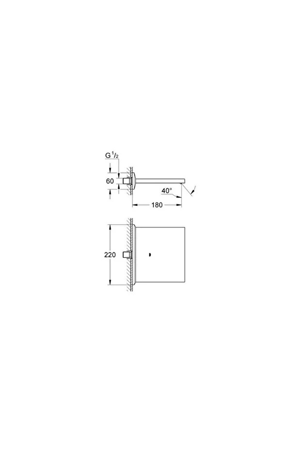 Allure Brilliant Banyo Ve Duş Için Şelale Çıkış Ucu - 13319000