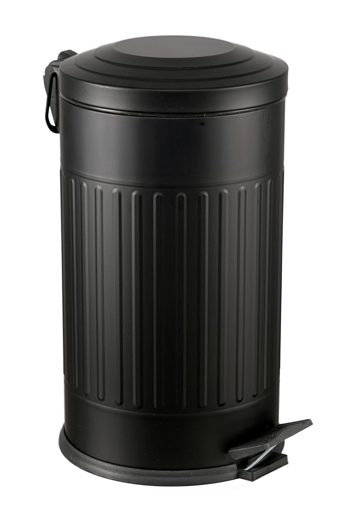16 Lt Vintage Serisi Amortisör Kapaklı Siyah Çöp Kovası (BANYO - MUTFAK - TUVALET - BALKON)